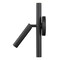 Z-Lite Forest Wall Sconce, 3-Light, 4.75 In.W x 4 In.L x 13.25 In.H, Matte Black/Matte Black 917-3S-MB-LED - alternate 2